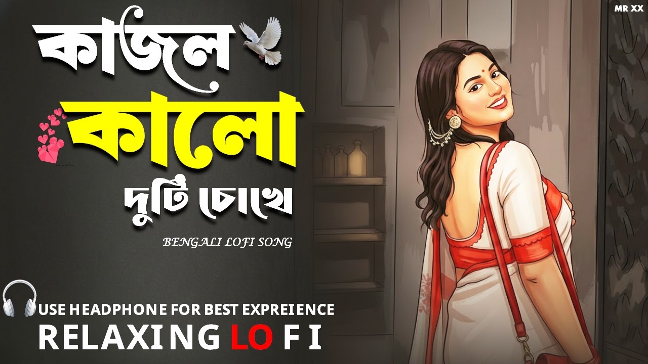 Kajol Kalo Duti Chokhe Lofi | Slowed & Reverb | Old Bangla Romantic Song Lofi Remix 2026 🎧🔥