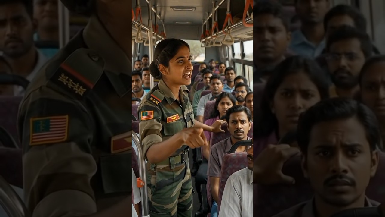 Brave Indian Woman Officer Saves Bus Passengers 🚨🇮🇳Moons animasion