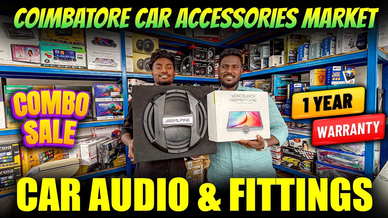 🔉Car Audio & Accessories in Coimbatore l Car Android l Car seat cover in coimbatore 