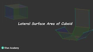 Lateral surface area of a cuboid | Surface Areas and Volumes | TG Grade 9 | Math | Khan Academy