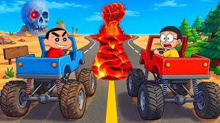 Shinchan and Nobita Off Road Race 😯 screenshot 1