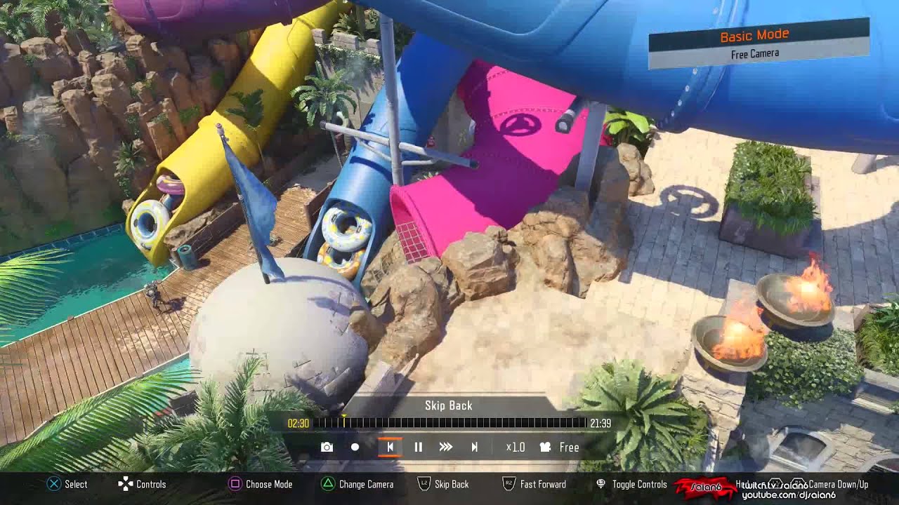 Black Ops 3 EP48 Splash Map Exploit-Glitch - Jumping in the Sky