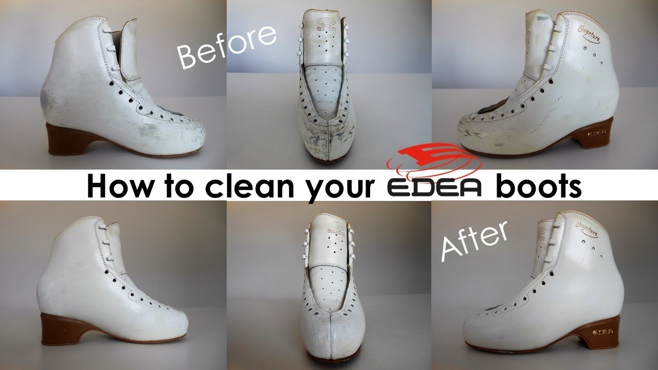 How to clean skating boots - YouTube