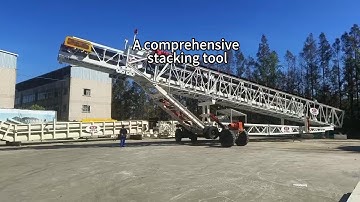 This with multiple functions, even stacking, high efficiency  - radial telescopic stacker