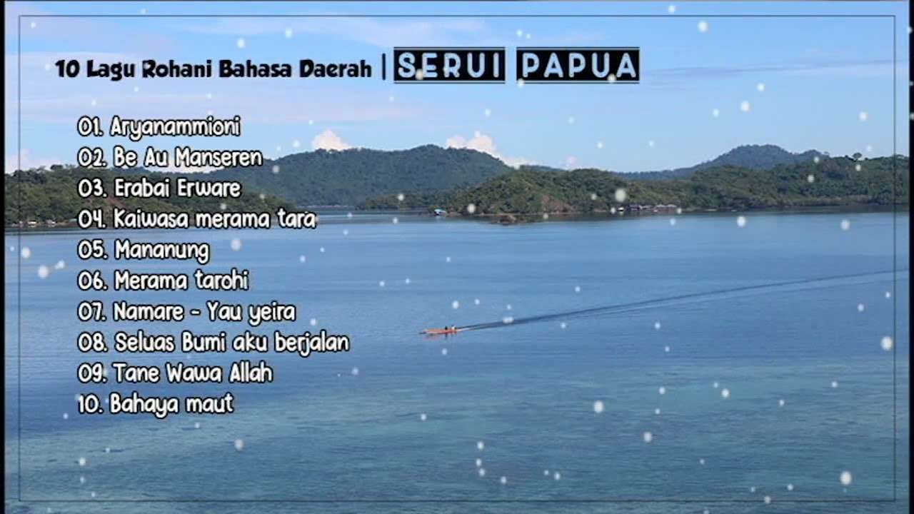 10 Lagu Rohani Bahasa Daerah | Serui Papua | Populer 2022
