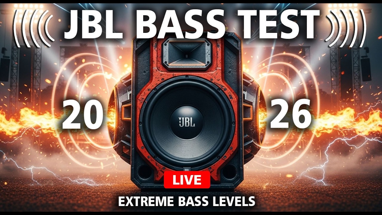 JBL BASS TEST 2026 🔥 WARNING: EXTREME BASS LEVELS 💥 SUBWOOFER POWER CHECK