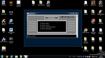 Programa de batch: La calculadora