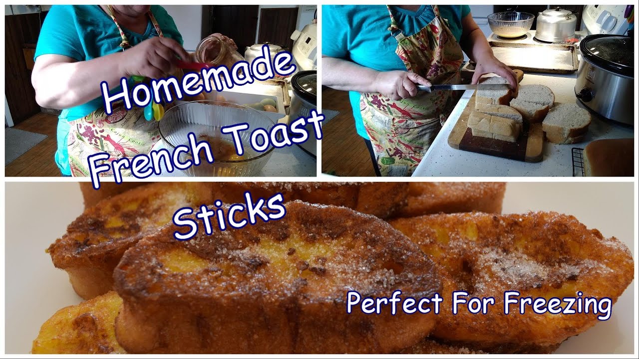 Homemade French Toast Sticks Perfect For Freezing YouTube