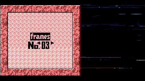 Game Boy memory access visualization