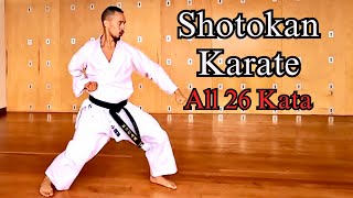 All 26 Shotokan Karate Kata 