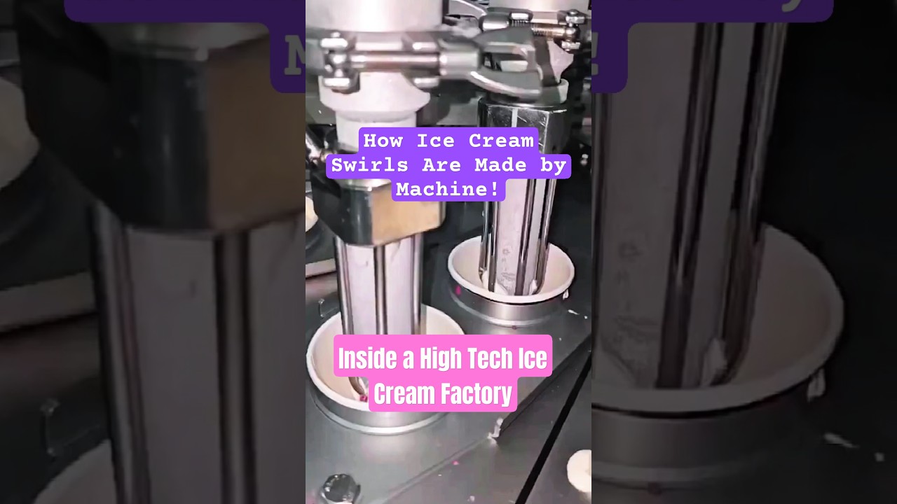 Mesmerizing Ice Cream Swirls Made by Smart Machine! 🍦