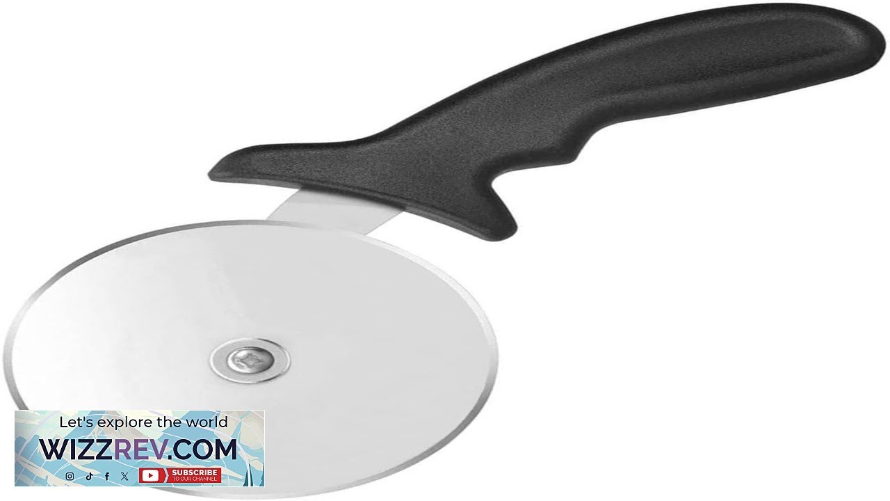 Нож для пиццы из нержавеющей стали, диаметр 9,33 дюйма, очень тяжелый, 173 г, острый, забавный.