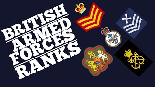 SIMPLE GUIDE TO EVERY BRITISH ARMED FORCES RANK