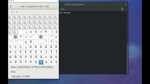 IBus Unicode typing in GNOME