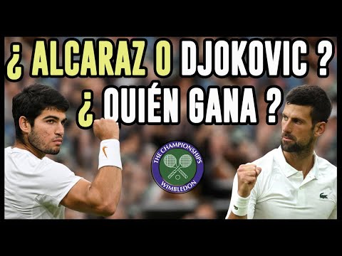 Alcaraz vs Djokovic ¿Quién gana la final de Wimbledon 2023? #alcaraz #djokovic #wimbledon