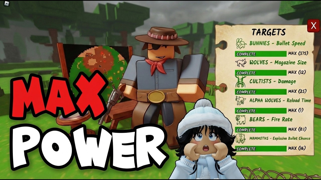 I MAXED the 5-Star Gunslinger. After 4.5 HOURS 😳 | 99 Nights Roblox