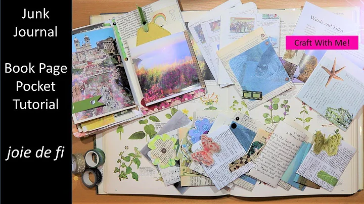 Junk Journal Book Page Pocket Tutorial