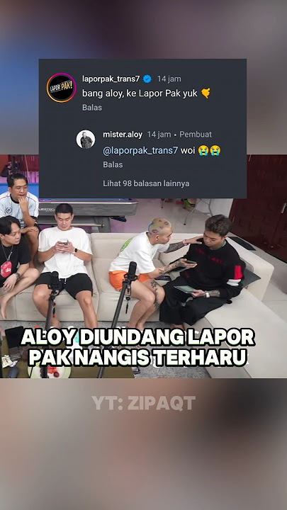 King Aloy Diundang Lapor Pak, Nangis Terharu 🥺🤙🏻 #marapthon2