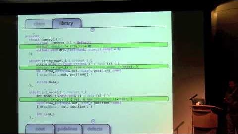 Sean Parent: Value Semantics and Concepts-based Polymorphism