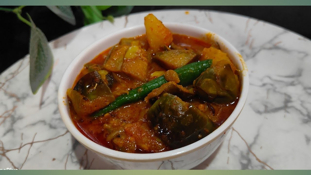 Bengan ki sabji bengan aloo ki sabji Bengan masala barwa bengan