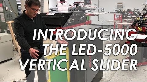 LED-5000 Vertical Slider Screen Printing Exposure Unit | Easy & Fast Exposure