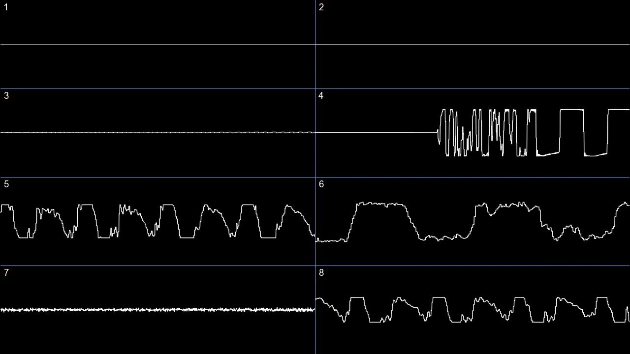 Strobe Cybernoidian Girl (oscilloscope) YouTube