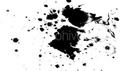 Many Ink Drops on Wet Paper 13 | Motion Graphics - Envato elements