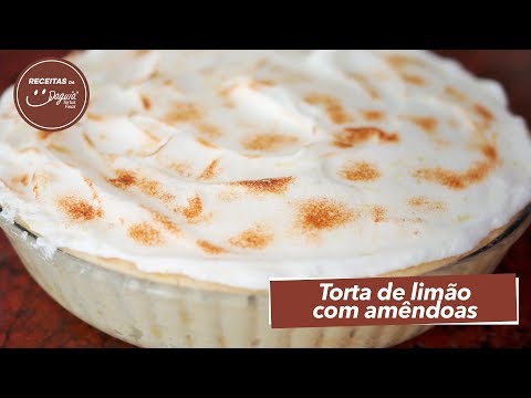 Vídeo: Torta De Limão E Amêndoa