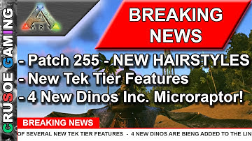 Ark: Survival Evolved - Patch 255 - New Tek Tier, Underwater Bases, Hairstyles and Dinos (Update)