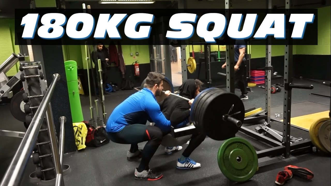 180Kg/4 Plate Squat Pr