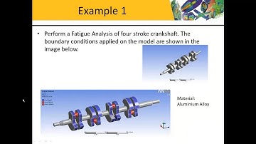 28 Perform a Fatigue Analysis of four stroke crankshaft in Ansys Workbench, WIZARDS & TOOLS .