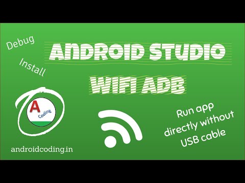 Android Build Apk Wirelessly | Debug | Wifi ADB | android coding