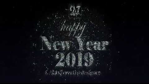 Happy New Year || Particle || After Effect || Tutorial