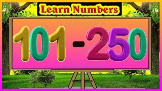 Learn Counting Numbers From 101To250 In English For Kids | 101Se250 Tak Ginti | 100 To 250 Number |