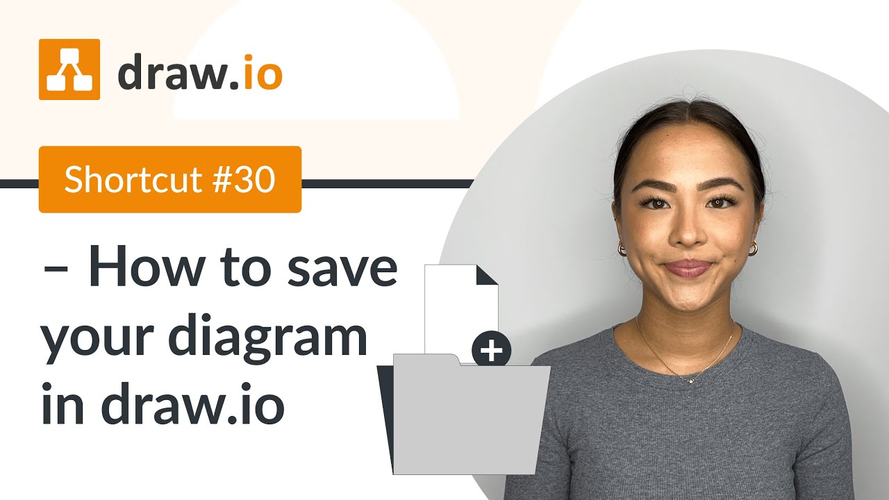Shortcut  30   How to save your diagram in drawio