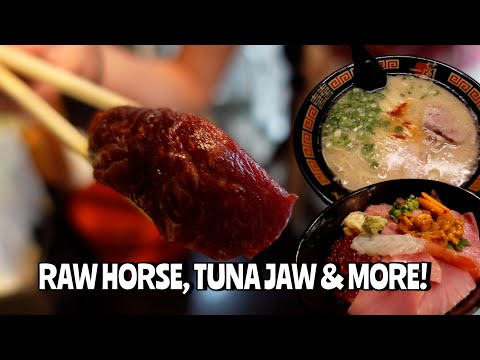 Tokyo Food Tour 🇯🇵 | Sushi, Ramen & Raw Horse