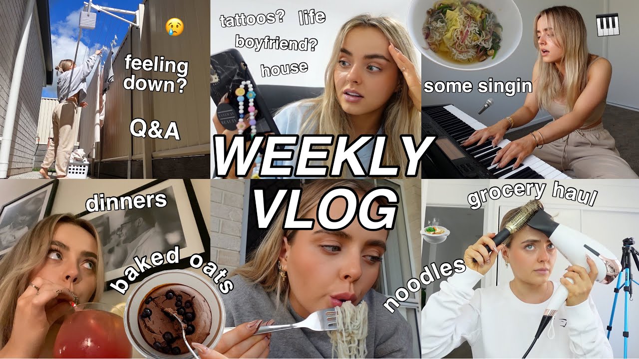 WEEKLY VLOG | SINGING & PIANO | TRYING BAKED OATS | LIFE Q&A | MENTAL HEALTH CHATS | Conagh Kathleen