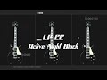Arrow LP 22 Active Night Black electric guitar product presentation