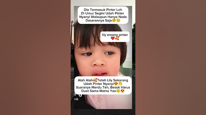 It's funny that sister Lily can already sing, mommy Gigi is shocked 🥰#babylily#nagita#raffiahmad#...