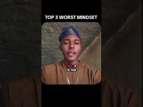 VOL 14: The top 3 worst mindset you can ever have: #mindsetmastery #selfimprovement #mindsetpractice