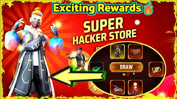 New Super Hacker Store Free Fire || Super Hacker Store Event || Free Fire New Event