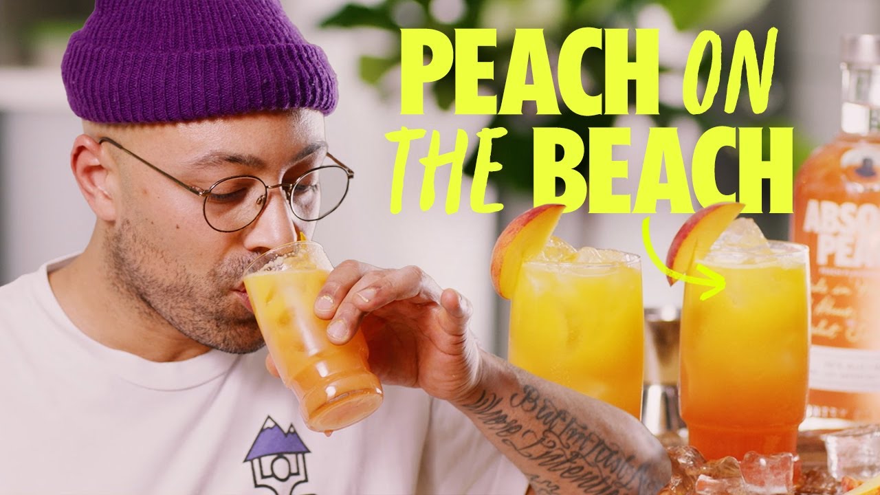 Rico's Peach On The Beach | Absolut Drinks With Rico