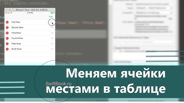 Меняем порядок ячеек в tableView (Swift 3)