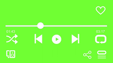 Music Player Overlay Green Screen | Spotify Player Overlay 5 Minute