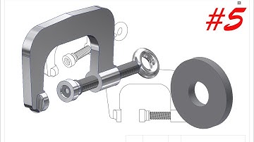 Học inventor cơ bản: Vẽ cái kẹp bằng inventor - Part 5