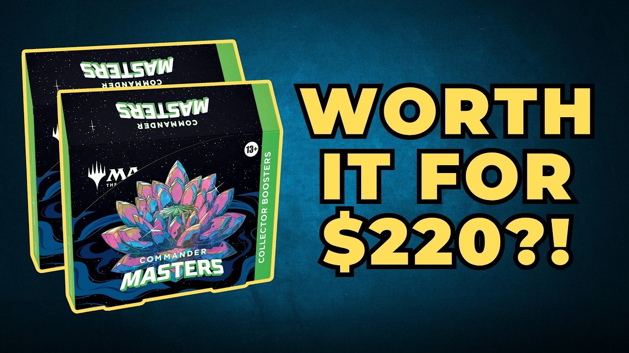 BOX BATTLE: Opening Two Commander Masters Collector Booster Boxes! ⚡️ ...