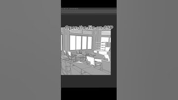 How to make webtoon background #webtoon #tutorial #arttutorial #digitalart #csp #sketchup #manhwa
