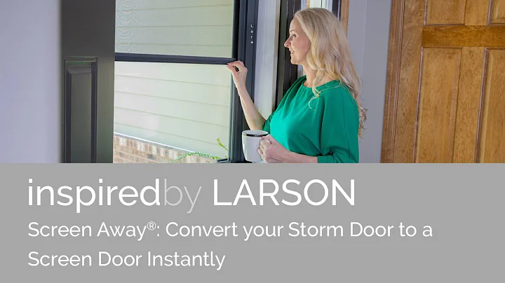 Screen Away Doors converts Storm Door to a Screen ...