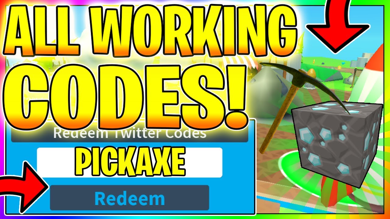 all-working-pickaxe-simulator-codes-release-update-1-roblox-pickaxe-simulator-youtube