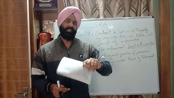 Section 17,18 and 19 of specific relief Act